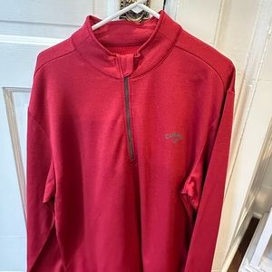 Callaway- Red XXL 1/4 Zip